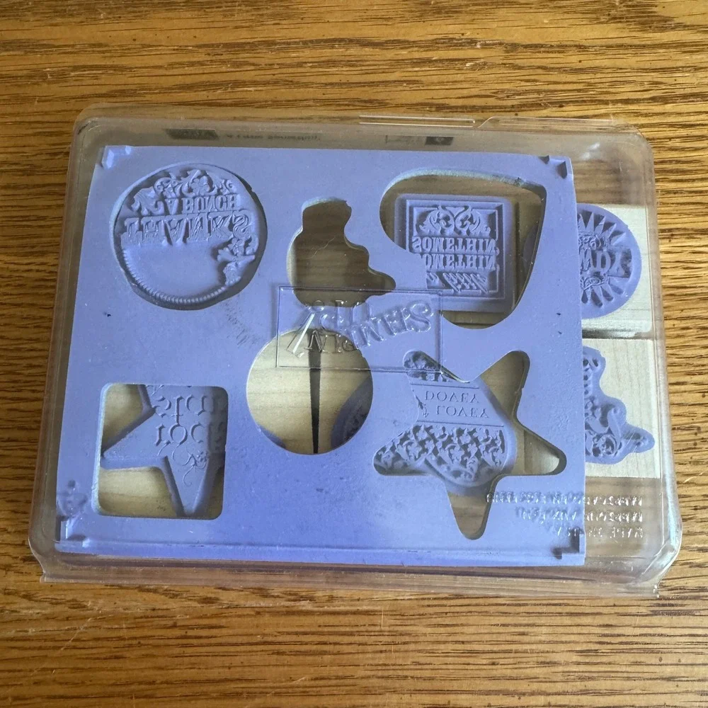 Stampin Up A Little Somethin Rubber Stamp Set of‎ 6 Rockstar Howdy Lovey